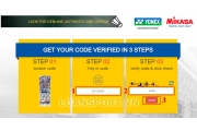 Hướng dẫn check code vợt yonex chính hãng