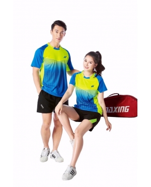 ÁO YONEX 1617 VÀNG PHA XANH DƯƠNG CHÍNH HÃNG 