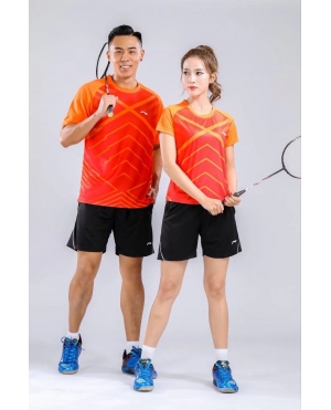 ÁO CẦU LÔNG LINING 1783 ĐỎ VÀNG