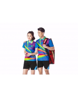 ÁO CẦU LÔNG YONEX 1809 XANH DƯƠNG 