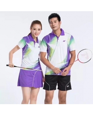 ÁO CẦU LÔNG YONEX 1817 TRẮNG TÍM 