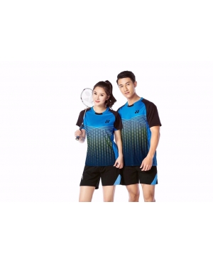 ÁO CẦU LÔNG YONEX 1818 XANH DƯƠNG ĐEN 