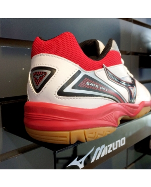 GIÀY CẦU LÔNG MIZUNO GATE SKY TRẮNG ĐỎ CHÍNH HÃNG