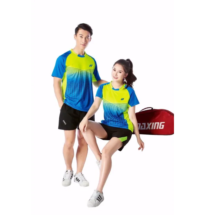 ÁO YONEX 1617 VÀNG PHA XANH DƯƠNG CHÍNH HÃNG 