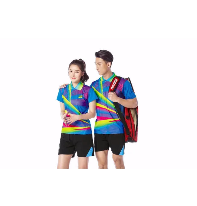 ÁO CẦU LÔNG YONEX 1809 XANH DƯƠNG 