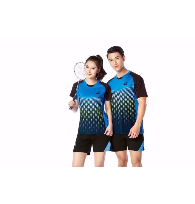ÁO CẦU LÔNG YONEX 1818 XANH DƯƠNG ĐEN 
