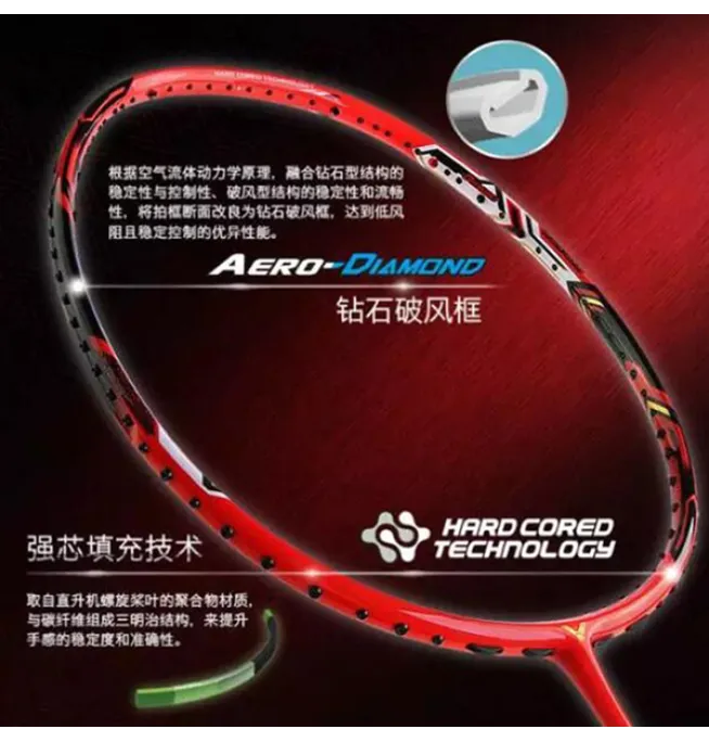 VỢT CẦU LÔNG VICTOR AP6000 CAM ĐEN CHÍNH HÃNG VICTOR 