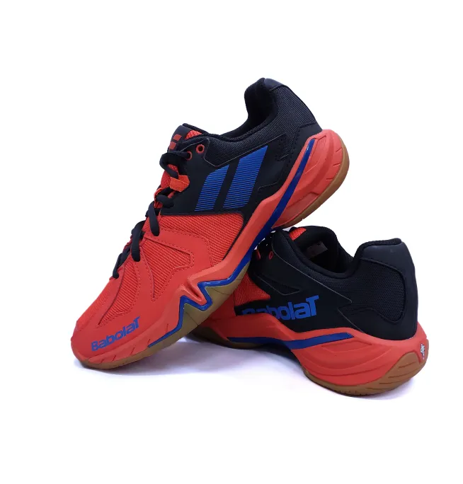 GIÀY CẦU LÔNG BABOLAT ĐỎ ĐEN XANH- CHÍNH HÃNG BABOLAT