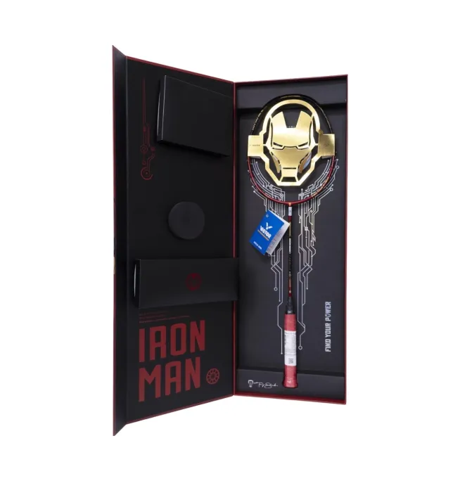 Vợt Cầu Lông Victor Thruster Iron Man Metallic Limited - Bản Kỷ Niệm Marvel
