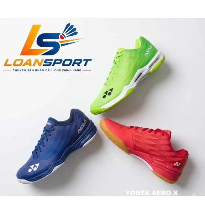 Giày YONEX AERUS X Men (Red/ Blue/ Green) - Chính hãng