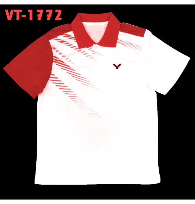 ÁO VICTOR 1772 TRẮNG ĐỎ