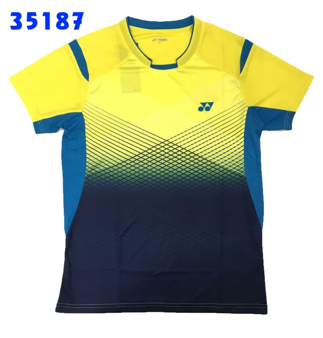 ÁO CẦU LÔNG YONEX 35187 VÀNG XANH