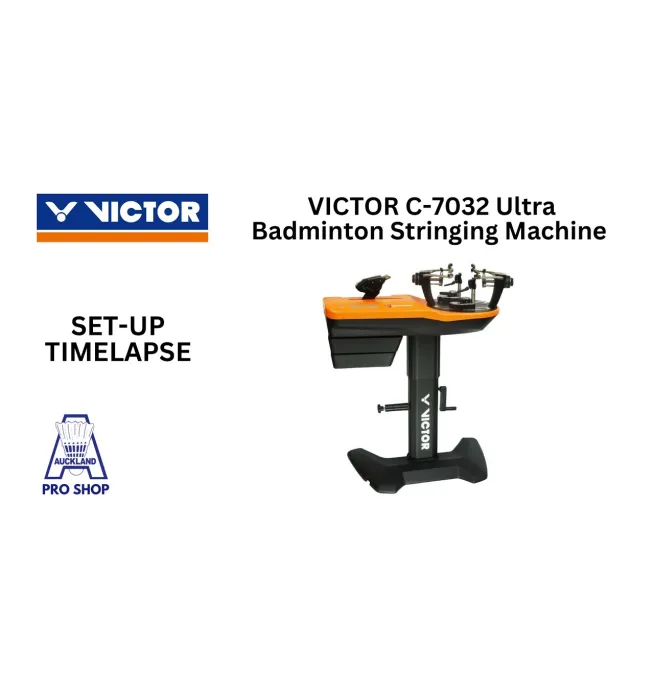 Máy đan vợt cầu lông Victor 7032 Ultra - Cải tiến nhiều công nghệ